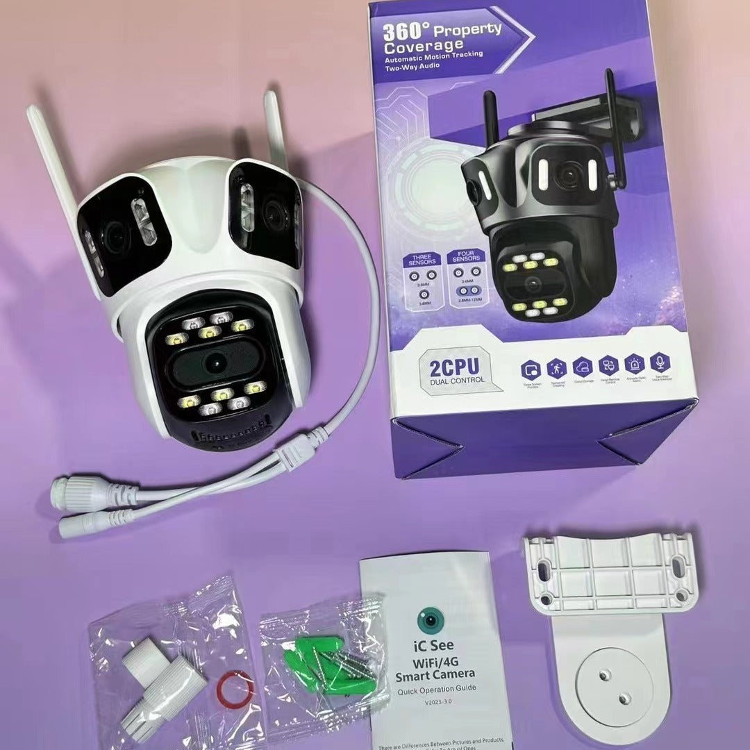 Three-screen 9MP Camera HD Night Vision