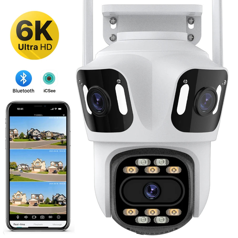 Three-screen 9MP Camera HD Night Vision