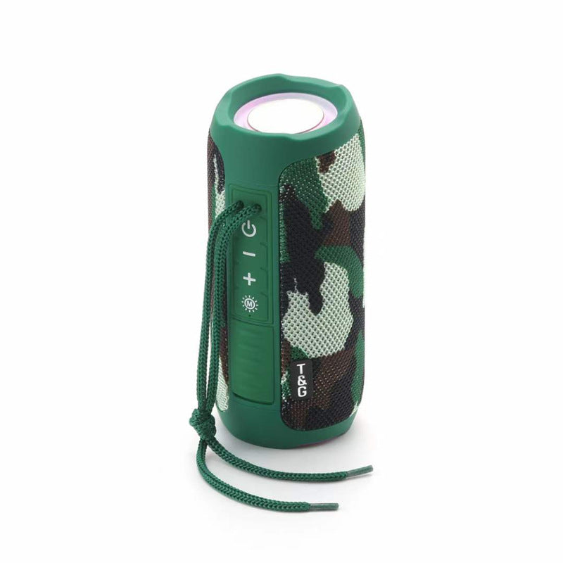 Portable Led Waterproof Bluetooth Speaker With Card