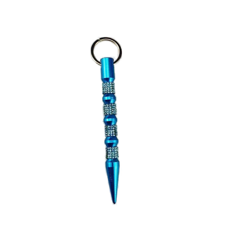 Metal Portable Self-defense Stick Keychain Pendant