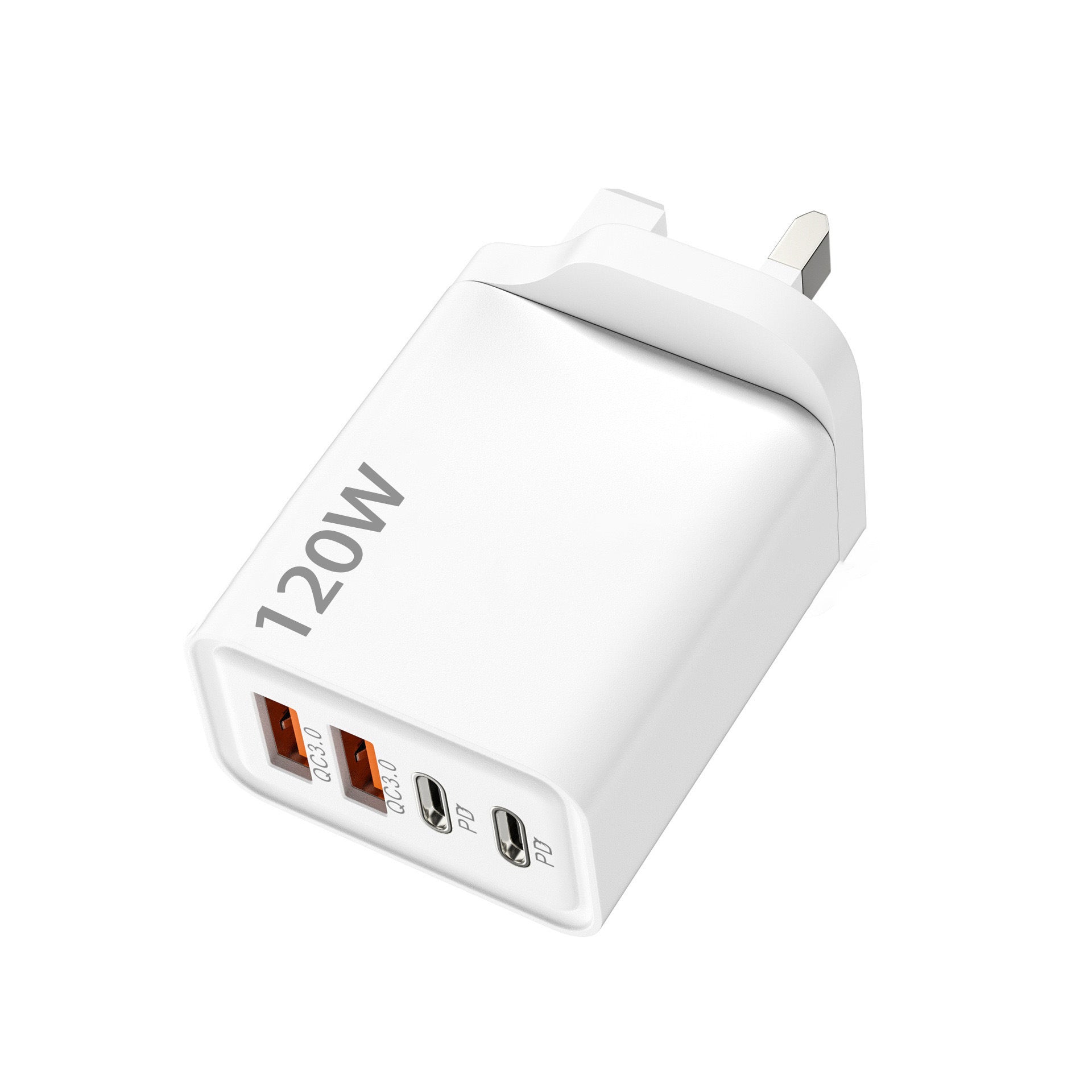 120W Smart Phone Fast Charge Charger Multi-port