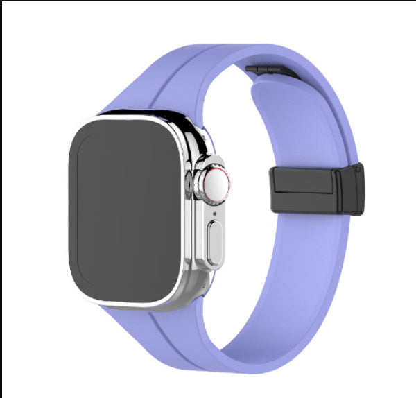 Folding Buckle Strap Sports Silicone Butterfly Buckle Strap