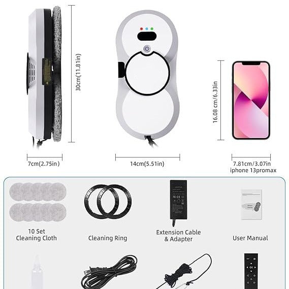 Fully Automatic Intelligent Spray Window Cleaning Robot