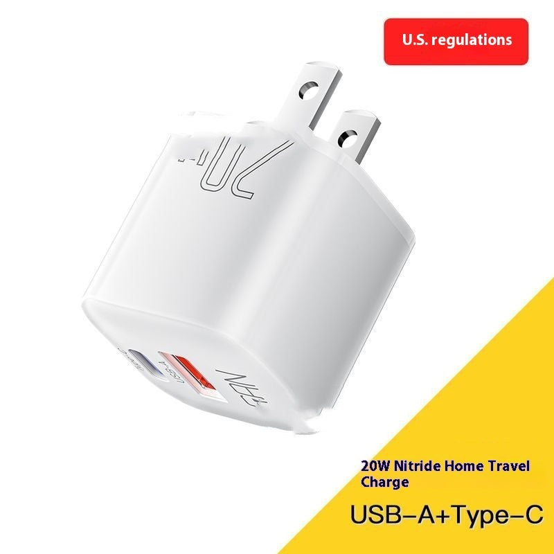 PD20W Gallium Nitride Mobile Phone Charger For Phone Fast Charge Charging