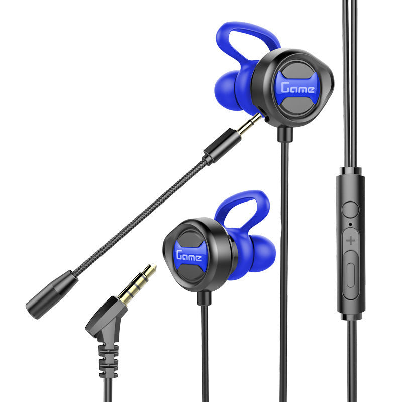 E-sports Headset With Microphone Pluggable Gaming Mobile Game
