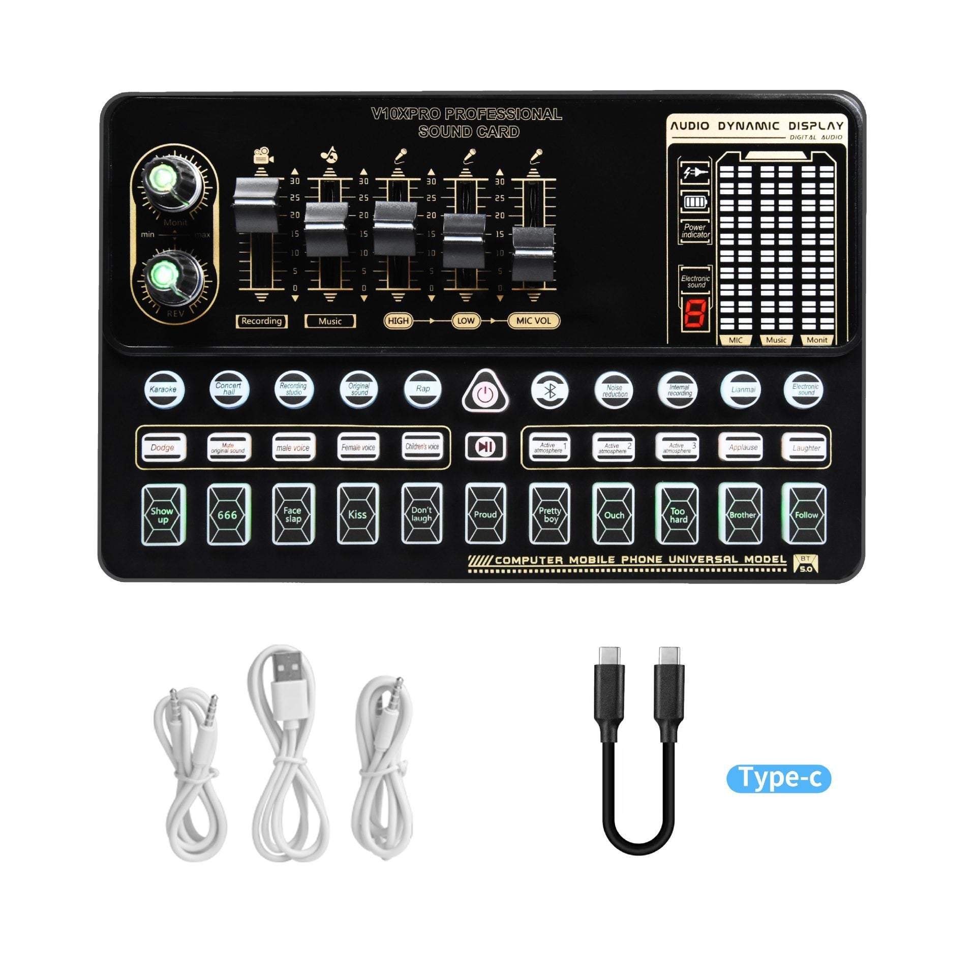 Bm800 Sound Card Set Microphone Stand Cell Phone Sound Card Set