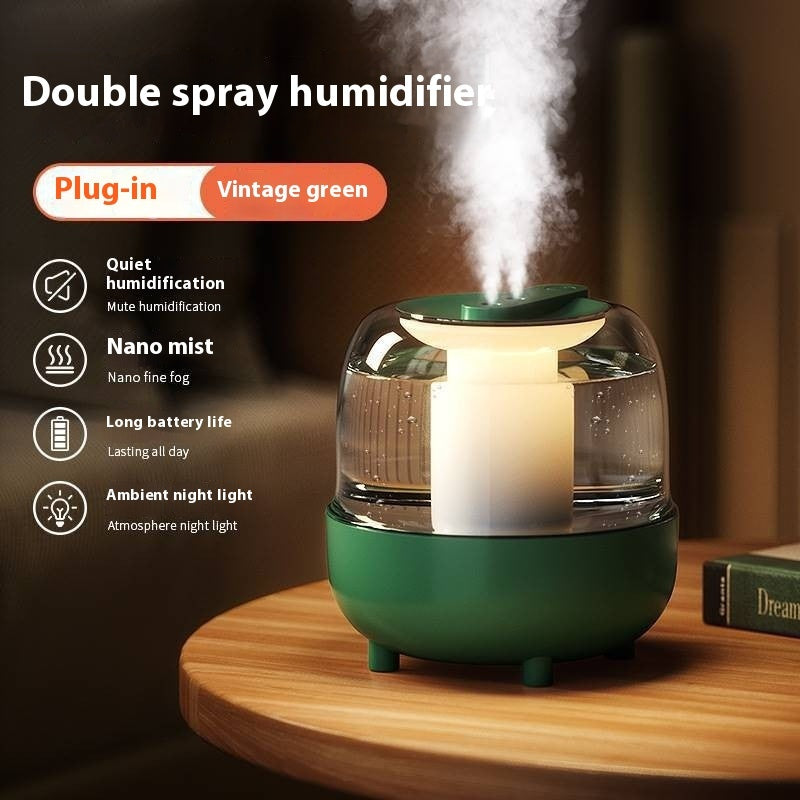 New USB Large Capacity Humidifier Double Spray Household