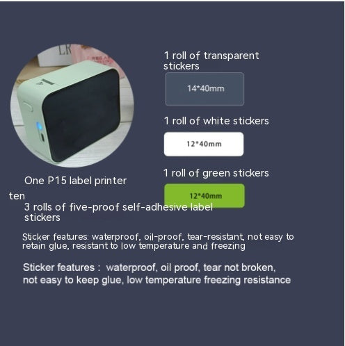 Mobile Phone Bluetooth Label Thermal Printer