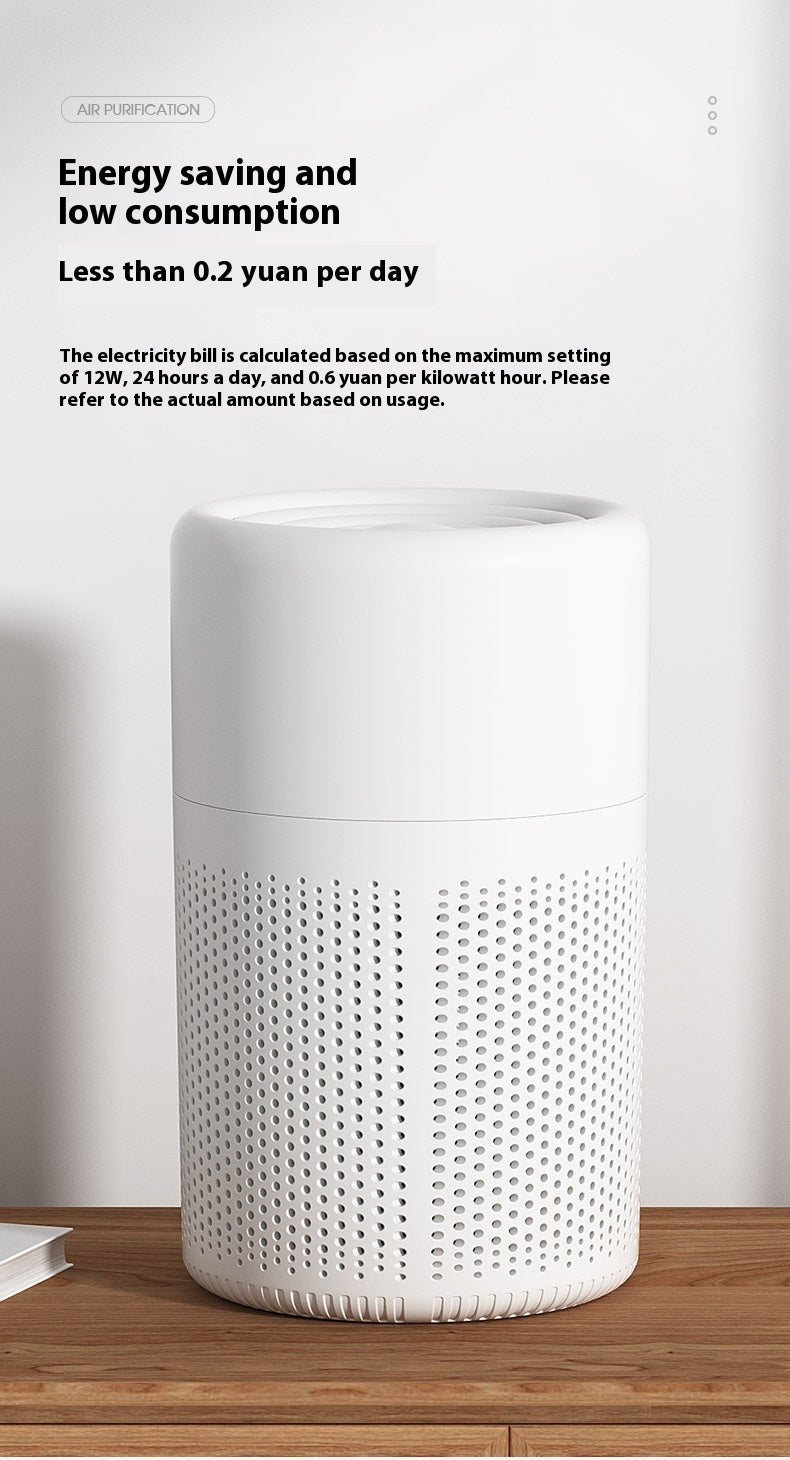 Household Indoor Methanol Odor Removal Filter Desktop Small Air Purifier