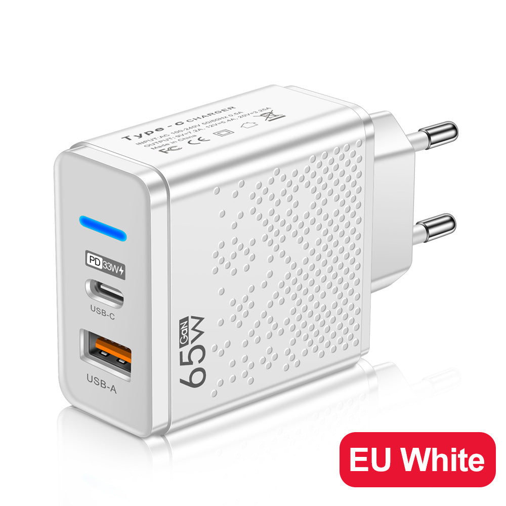Multi-port US-European-English Travel Charging Head