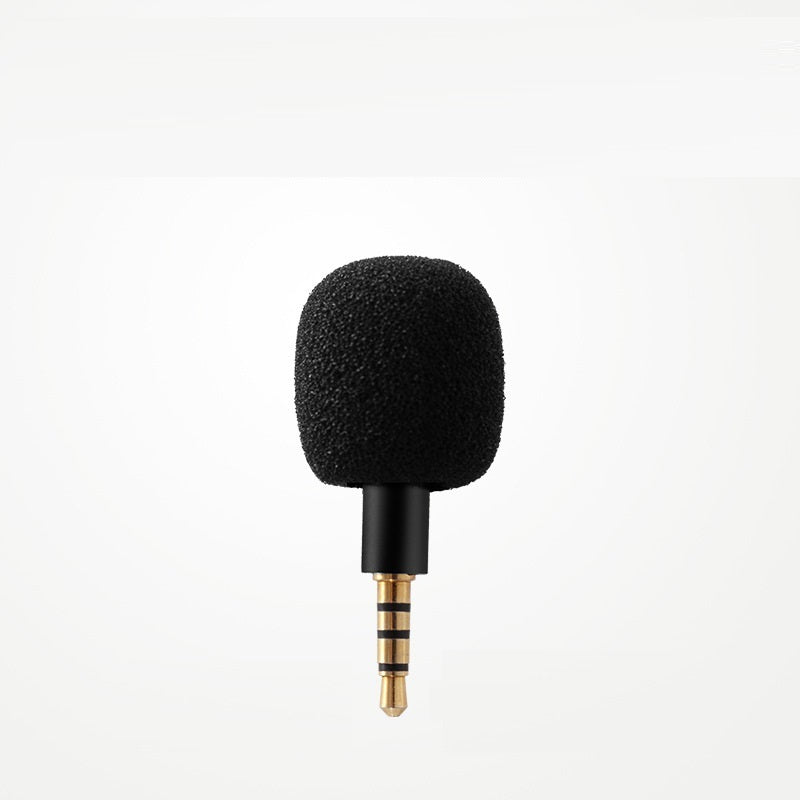 Mini Condenser Microphone Metal Small Microphone Amplifier Sound Card K Song Outdoor Live Mobile Phone Sound Card Microphone