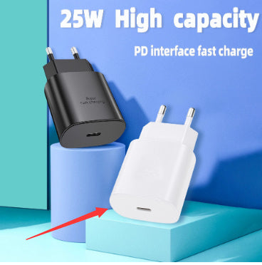 Applicable To Note10S20 American Standard European Standard 25W PD Fast Charge Charger