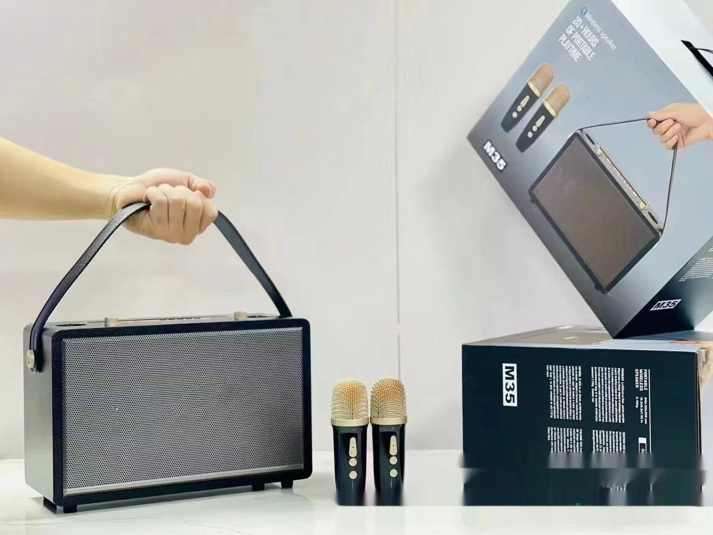 Wireless Bluetooth Speaker Dual Microphone