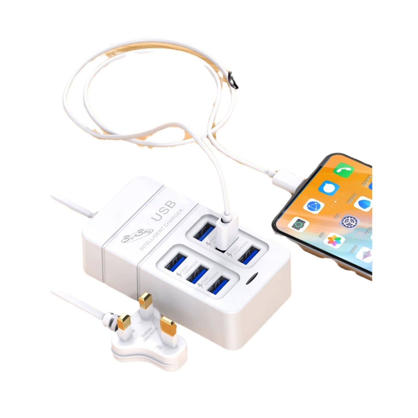 Power Strip Mobile Phone Charger