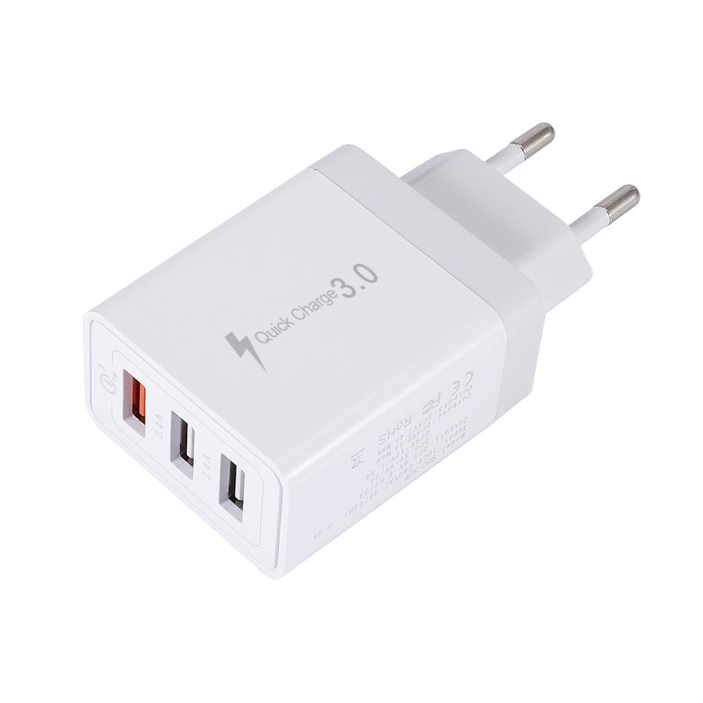 Simple And Fast Charging Mobile Phone 3USB Charger