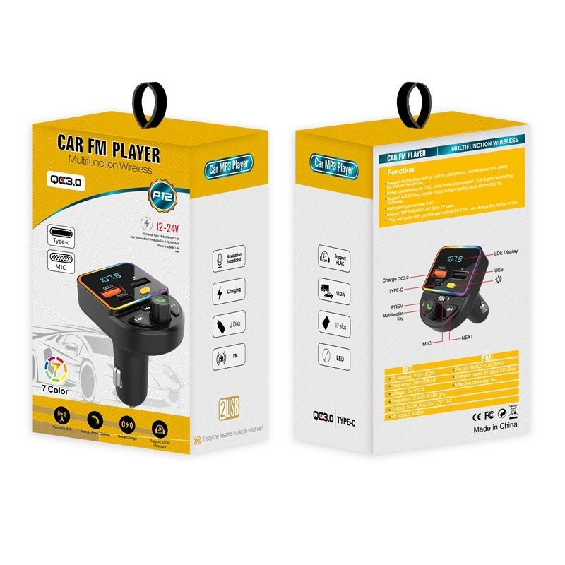 Car FM Transmitter Car Bluetooth