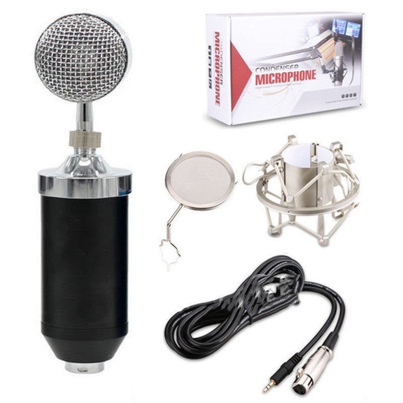 Small Baby Bottle External Sound Card Condenser Microphone