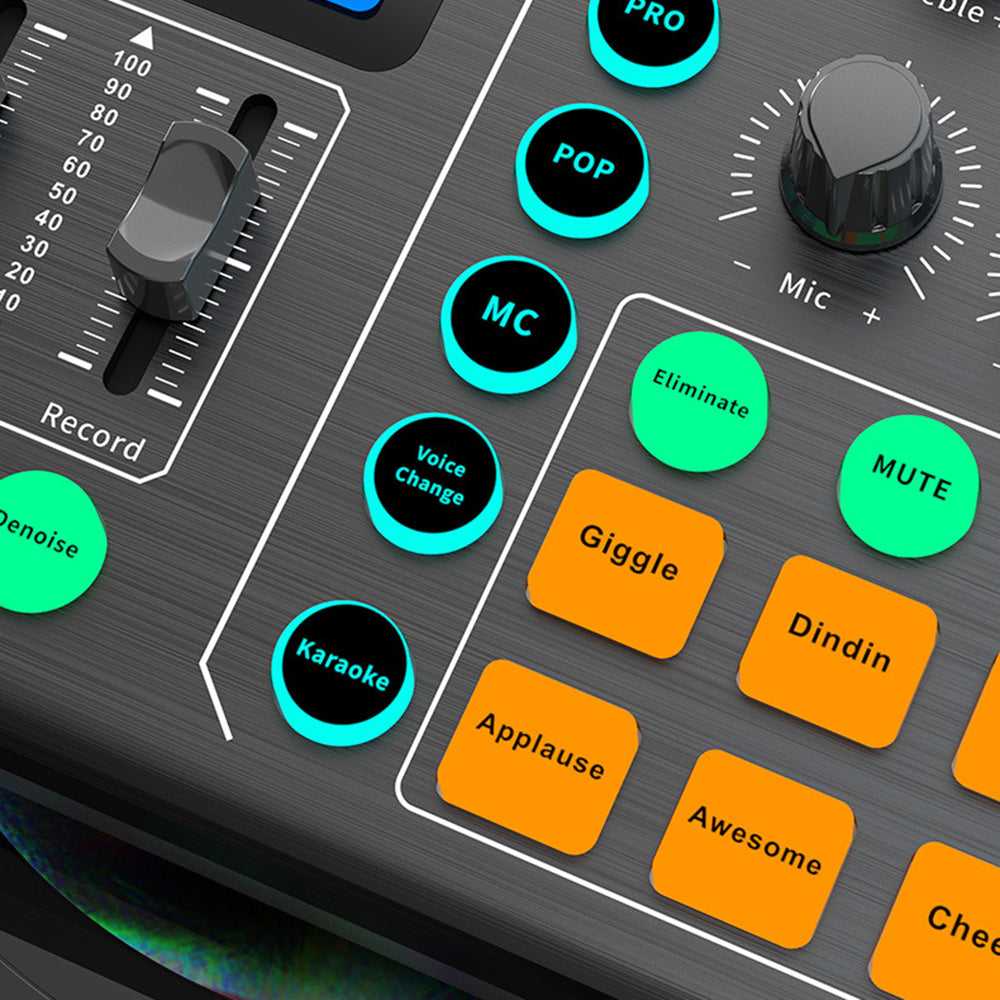 Fashion Minimalist Sound Card Support 48v Microphone