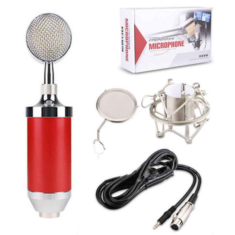 Small Baby Bottle External Sound Card Condenser Microphone