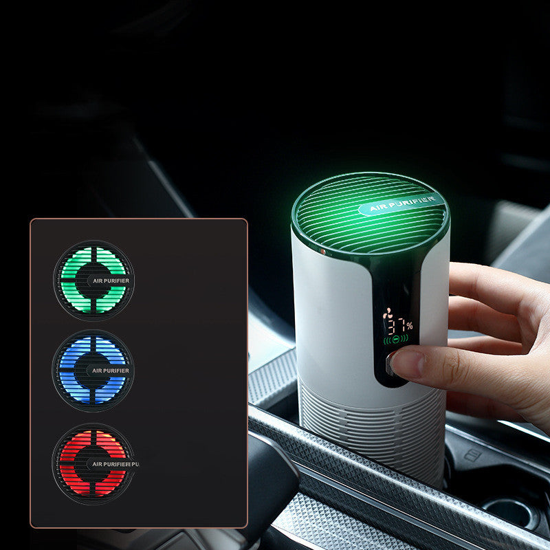 USB Charging Digital Display Aromatherapy Deodorant Dust Air Purifier