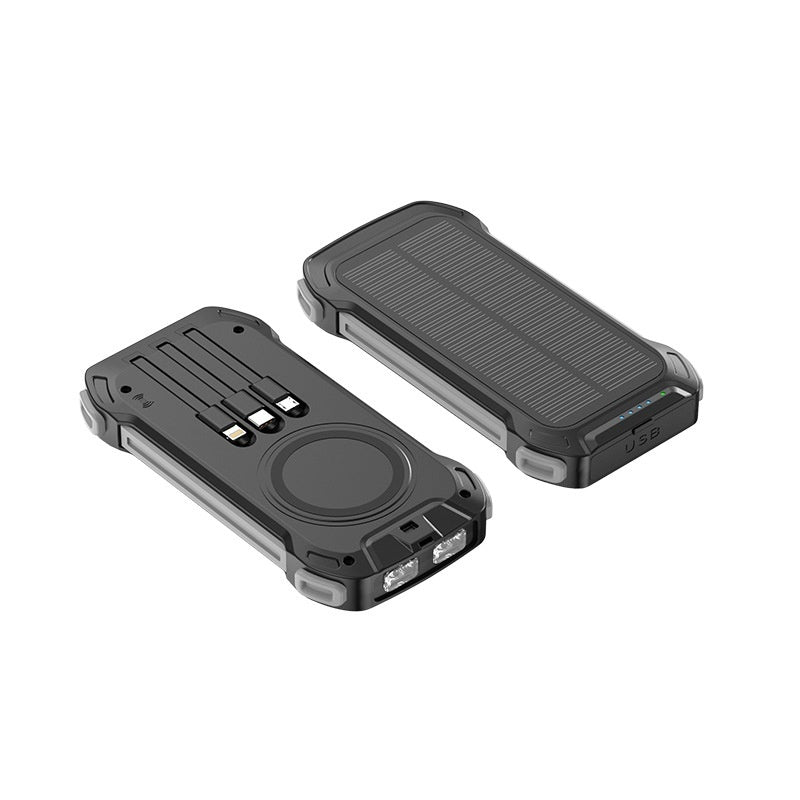Taineng Yang Wireless Charging With Built-in Cable Outdoor Mobile Power Bank