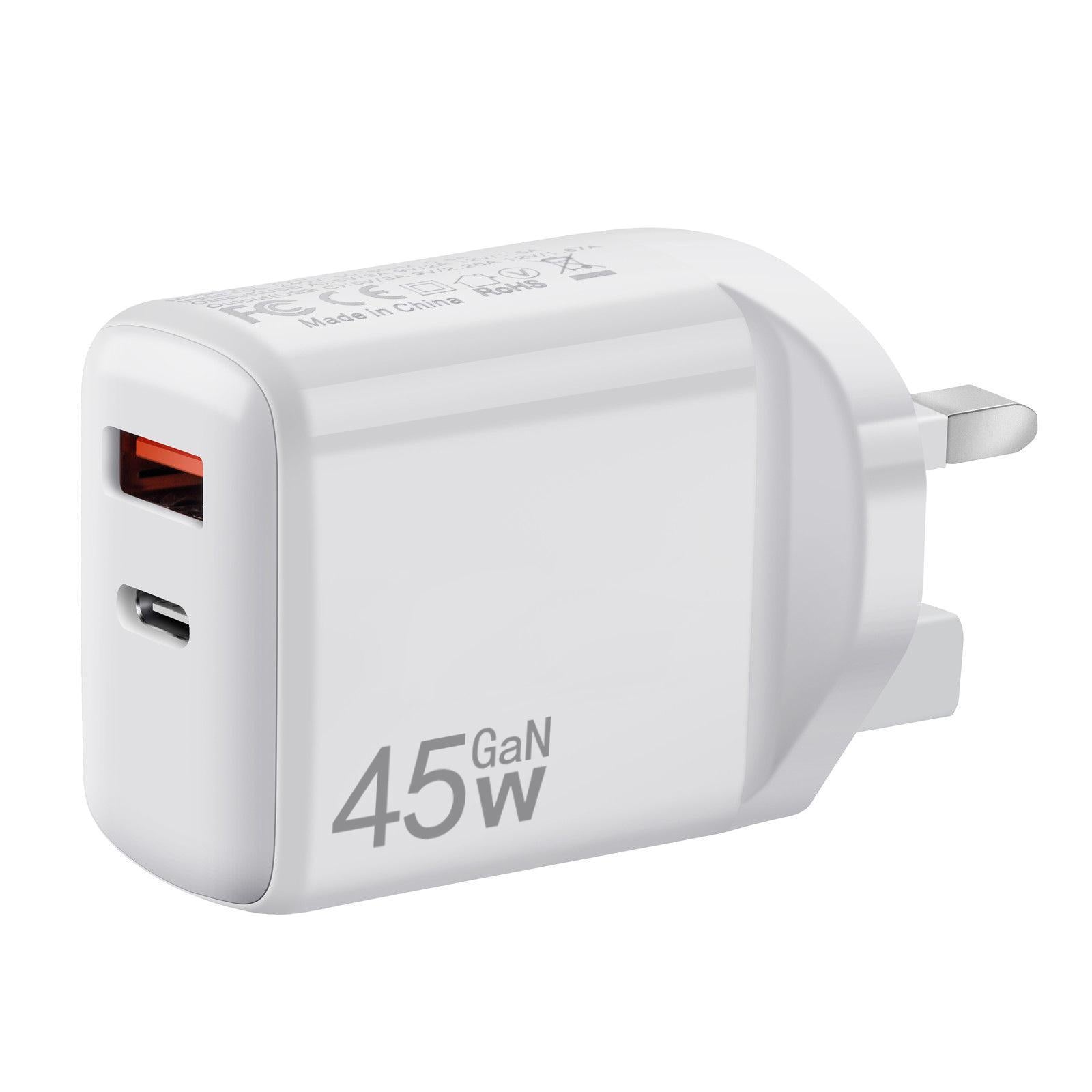 Fast Charge 45W Gallium Nitride Charger