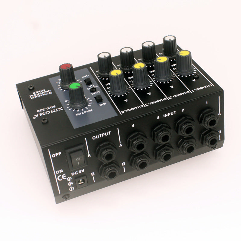 Microphone Audio Connection Splitter Multiple Mixing