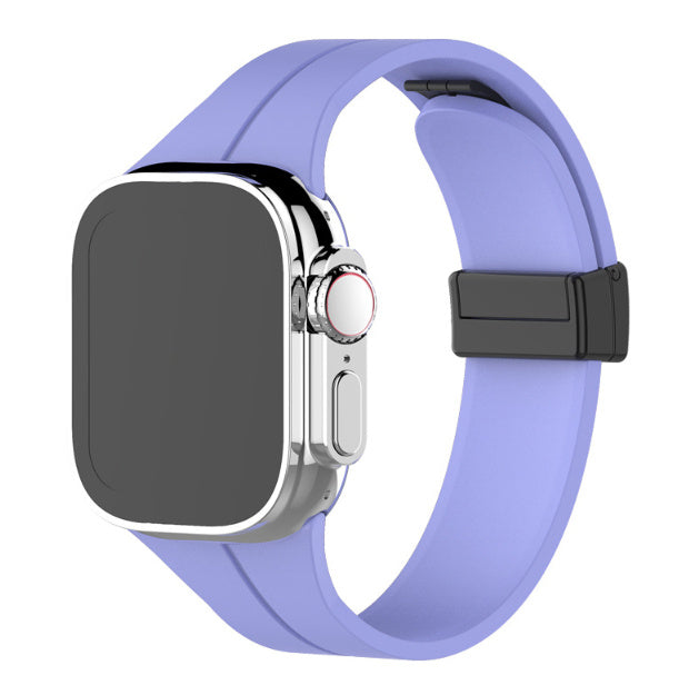 Folding Buckle Strap Sports Silicone Butterfly Buckle Strap