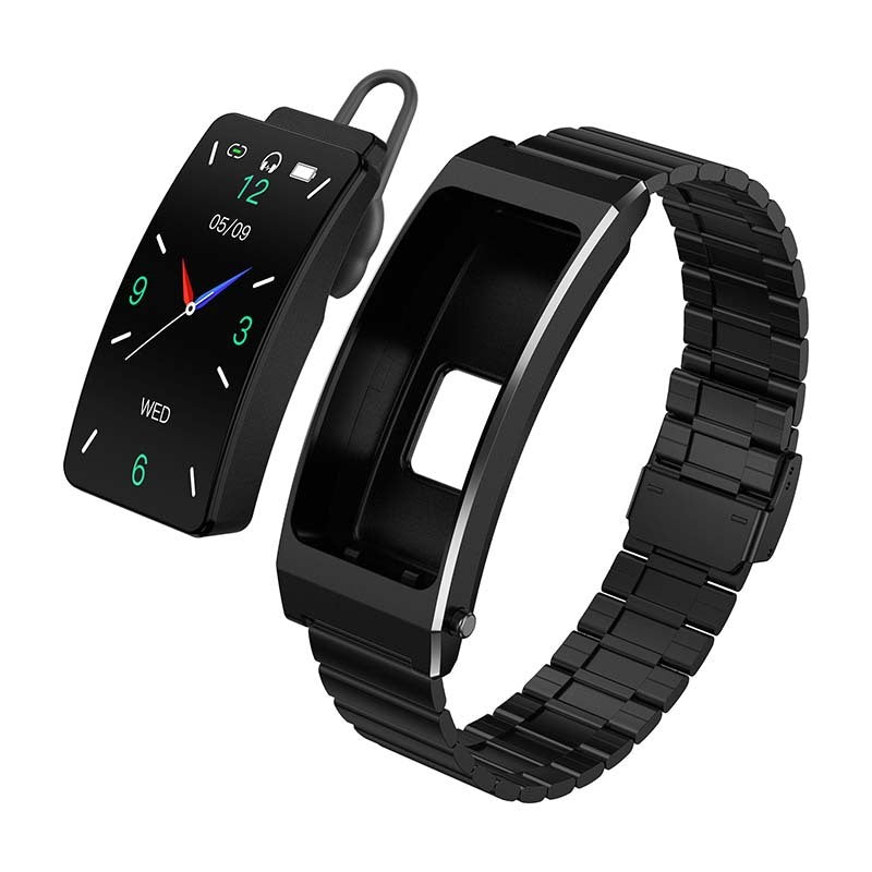 K13S Smart Bracelet Time Setting Bracelet Headset 2-in-1