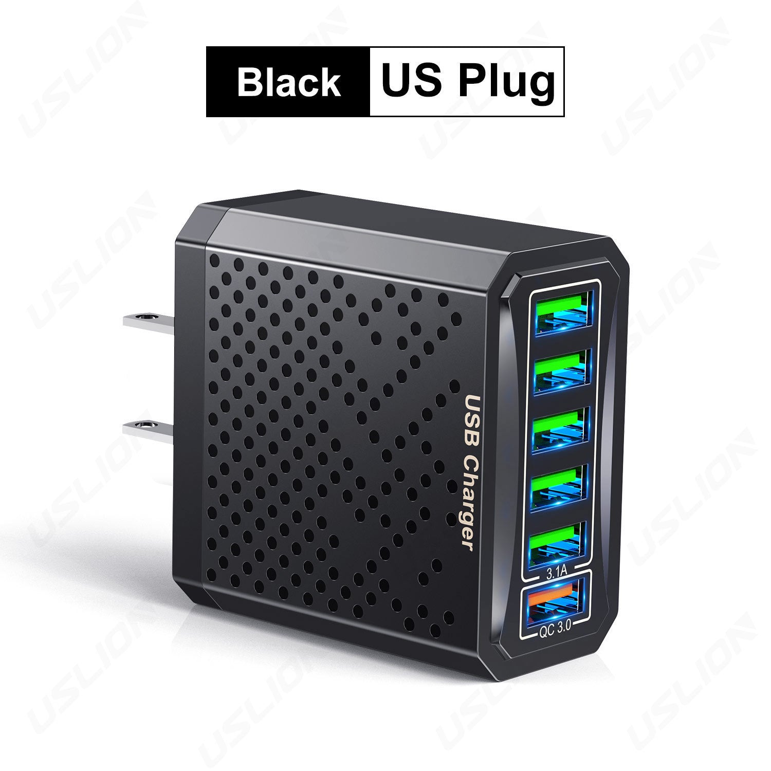 6-Port USB Mesh Fast Charger