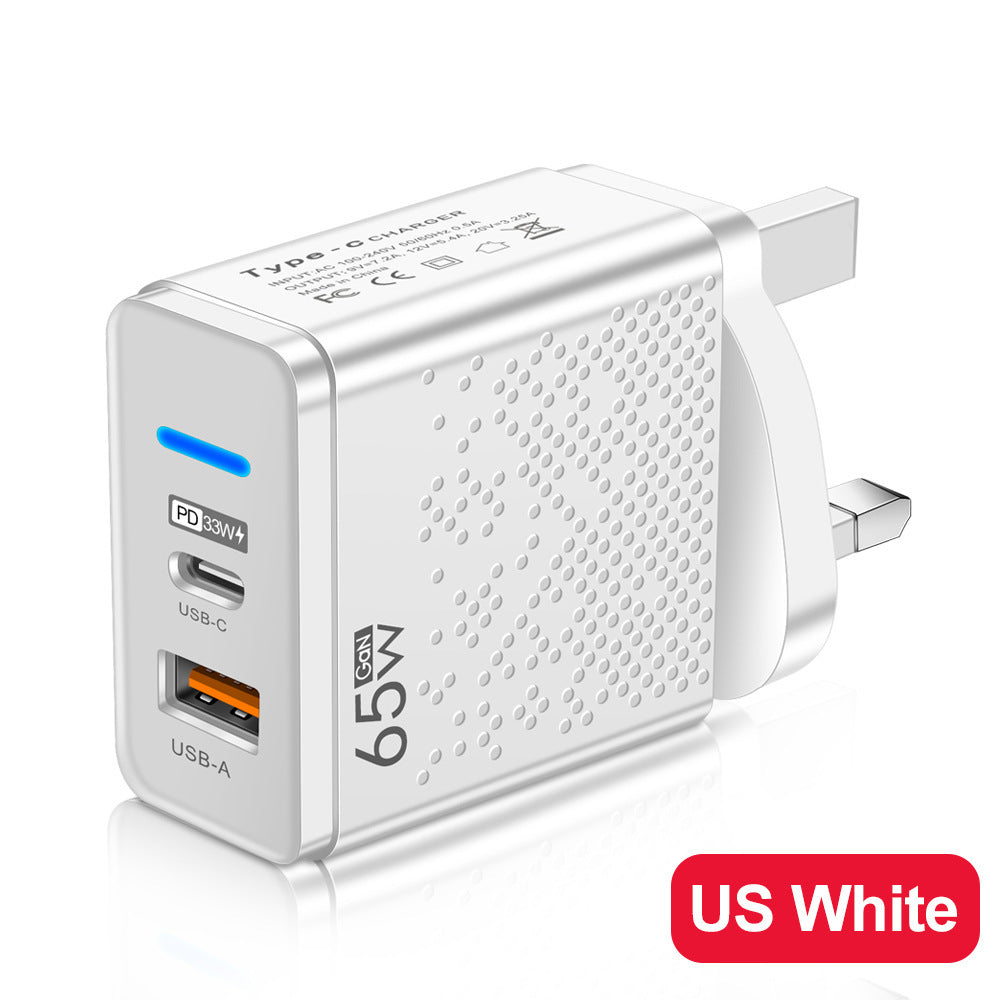 Multi-port US-European-English Travel Charging Head