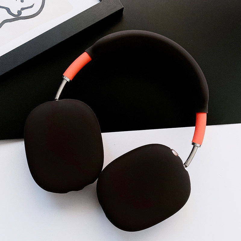 Noise-cancelling Headband Wireless Bluetooth Headset With Liquid Silicone Soft Case