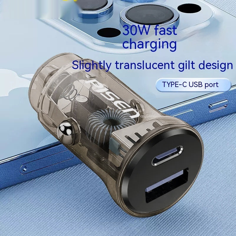 Car Mini-portable PD30W Fast Charge Cigarette Lighter