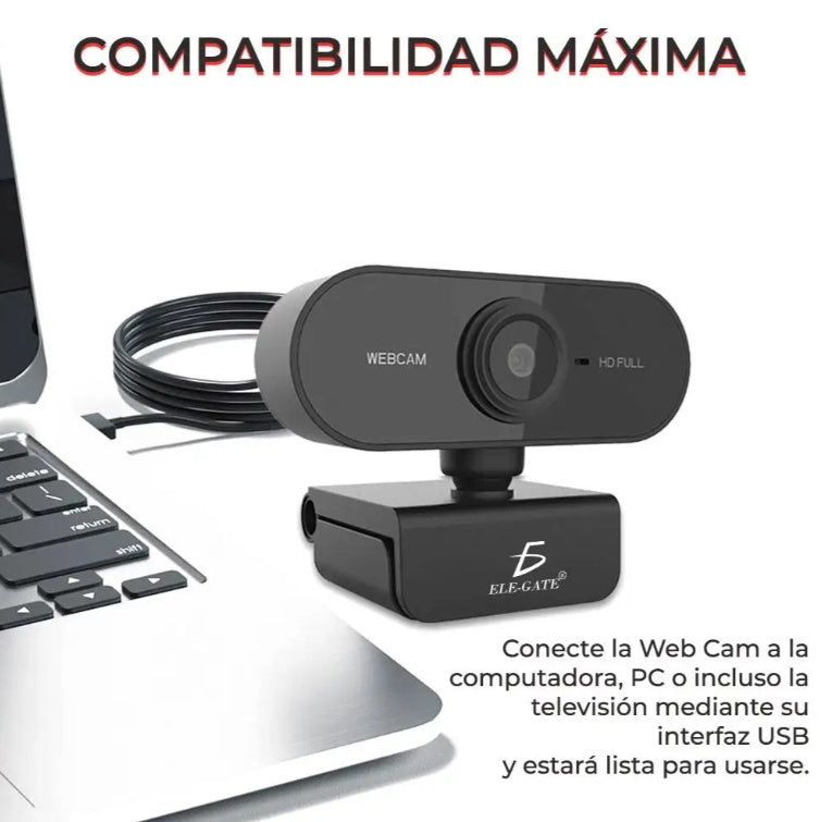 USB Webcam For Computer 1080P HD With Microphone
