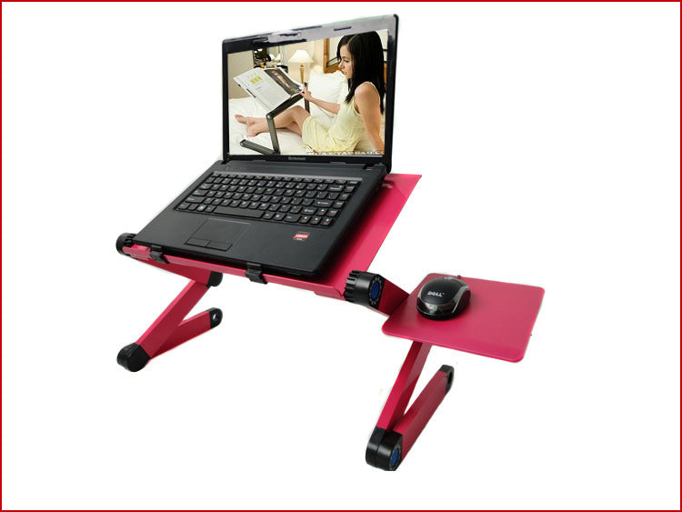Bed Desk Lazy Aluminum Folding Small Table Cooling Laptop Desk Stand