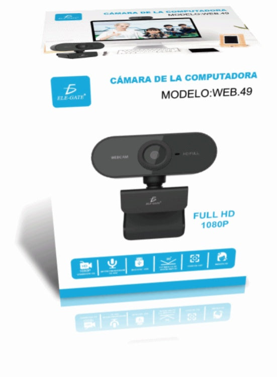 USB Webcam For Computer 1080P HD With Microphone