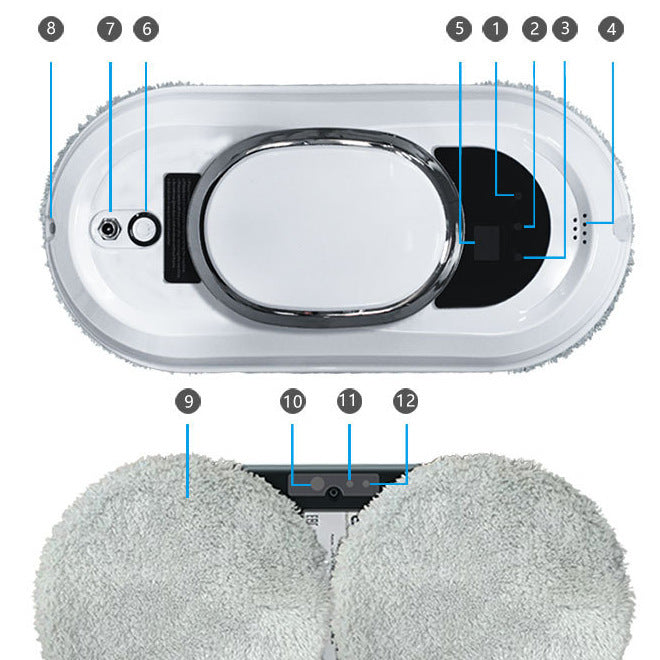 Remote Control Intelligent Multi Scene Window Cleaner