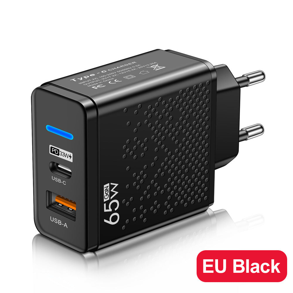 Multi-port US-European-English Travel Charging Head