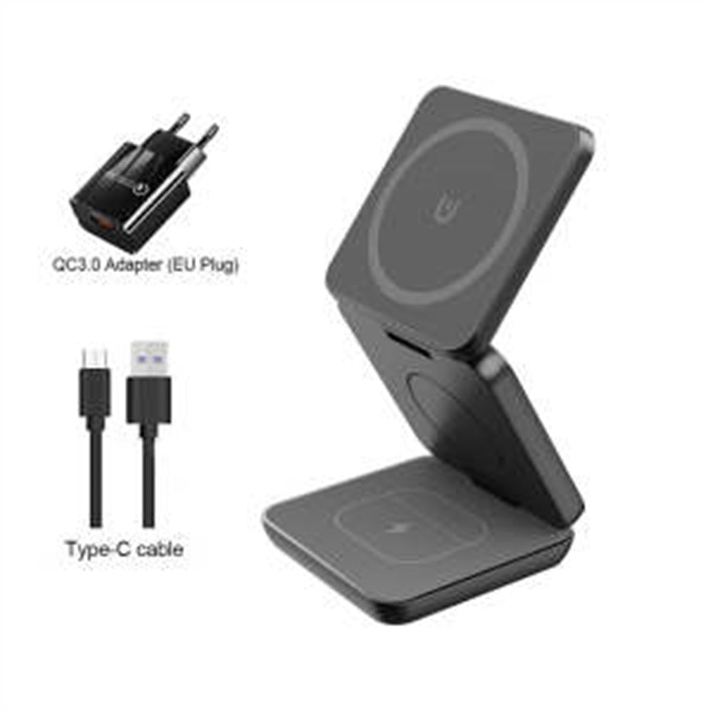 Folding Three-in-one Wireless Charger Magnetic Suction