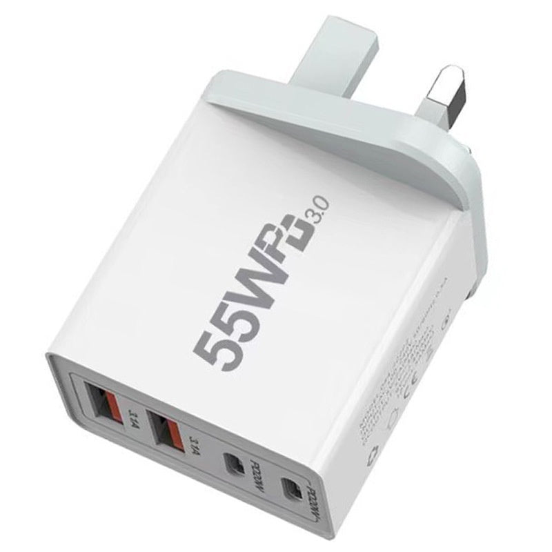 55W Multi-port Usb Mobile Phone Charging Plug