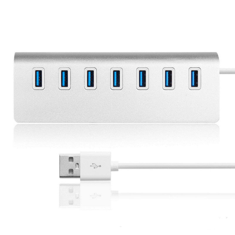 USB30 Seven-port Hub Mobile Phone Charging Aluminum Alloy Material