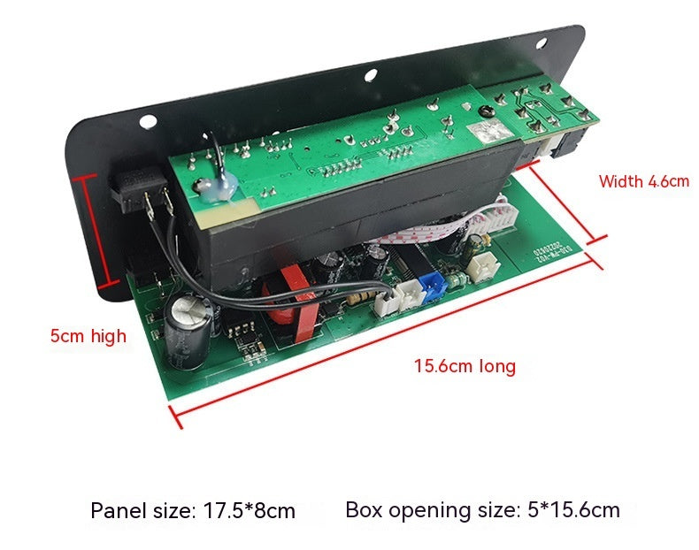 Digital Card Bluetooth Three-purpose Car With Reverb Can Be Connected To Microphone Amplifier Board