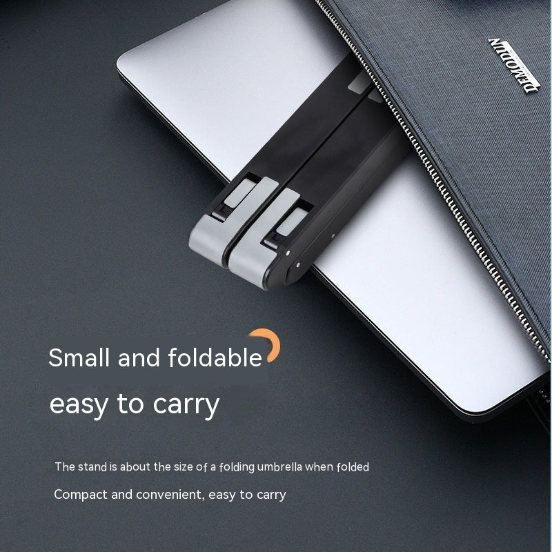 Laptop Stand Folding Cooling Stand Desktop Three-in-one Multifunctional