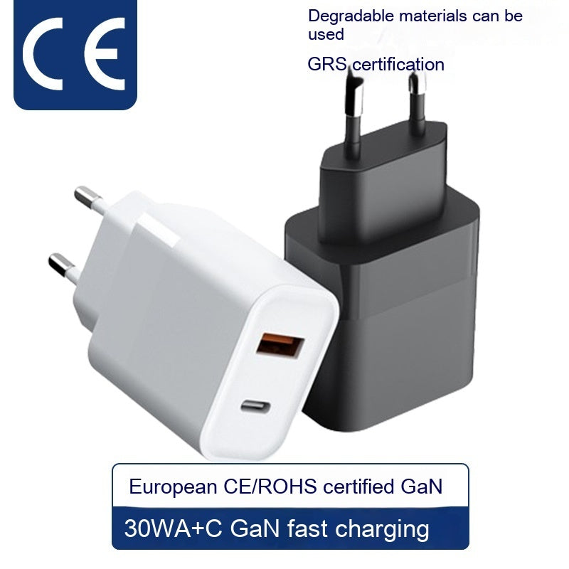 Gallium Nitride 30W Charger European Standard