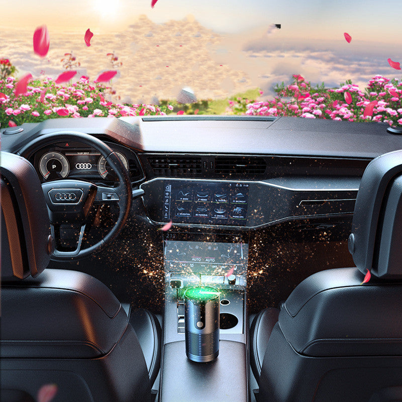 USB Charging Digital Display Aromatherapy Deodorant Dust Air Purifier