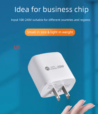 Mobile Phone Charging Plug Fast Charge PD20W Applicable