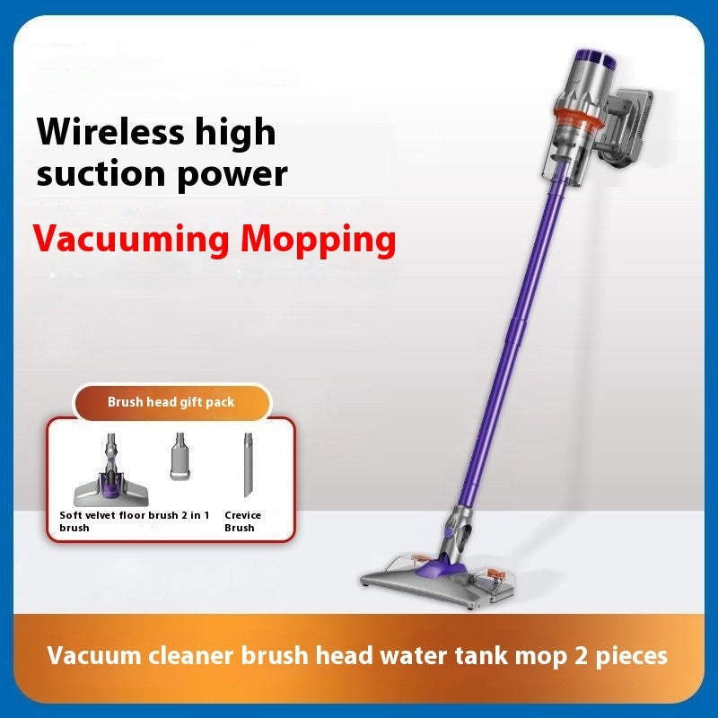 Large Suction Wireless Handheld Drag And Suction Integrated Household